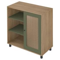 Buffet Aparador 1 Porta 80 Cm 4535 Carvalho Menta Arly Buffet Aparador 1 Porta 80 Cm 4535 Carvalho Menta Arly