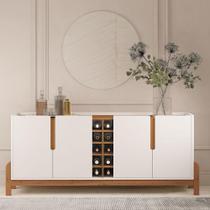 Buffet Aparador 190cm 4 Portas e Adega Lizz Buffet Aparador 190cm 4 Portas e Adega Lizz
