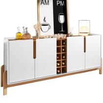Buffet Aparador 190Cm Com Adega 050520 Branco Cedro Dcasa Branco Cedro Buffet Aparador 190Cm Com Adega 050520 Branco Cedro Dcasa Branco Cedro