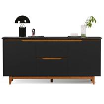 Buffet Aparador 2 Portas E 2 Gavetas Flop Preto Buffet Aparador 2 Portas E 2 Gavetas Flop Preto