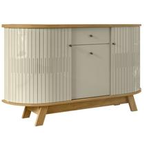 Buffet Aparador 3 Portas 136 cm Monza Cumaru Opala MADETEC Buffet Aparador 3 Portas 136 cm Monza Cumaru Opala MADETEC