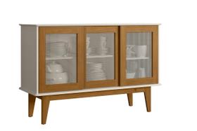 Buffet Aparador 3 Portas De Correr Design Moderno Cores Variadas MDF/MDP/PINUS Buffet Aparador 3 Portas De Correr Design Moderno Cores Variadas MDF/MDP/PINUS