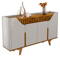 Buffet Aparador 4 Portas 160cm Melissa B02 Off/Naturalle - Mpozenato Buffet Aparador 4 Portas 160cm Melissa B02 Off/Naturalle - Mpozenato