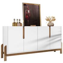 Buffet Aparador 4 Portas 170cm 050518 Branco Cedro DCASA
