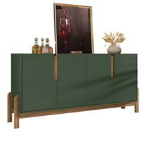 Buffet Aparador 4 Portas 170cm 050518 Verde Oliva Cedro DCASA - CASA D