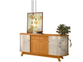 Buffet Aparador 4 Portas 183 Cm Monaco Cinamomo Madetec Buffet Aparador 4 Portas 183 Cm Monaco Cinamomo Madetec