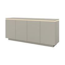 Buffet Aparador 4 Portas com Gaveta Lux com Led