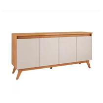 Buffet Aparador 4 Portas Flip Mel e Off White