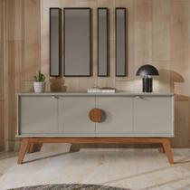 Buffet Aparador 4 Portas MDF 168cm de Largura Suporta 20kg Buffet Aparador 4 Portas MDF 168cm de Largura Suporta 20kg