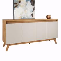 Buffet Aparador 4 Portas MDP/MDF Mel Off White 156cm Eifel