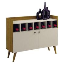 Buffet Aparador Bar Napoli Freijó Off White Leifer Móveis