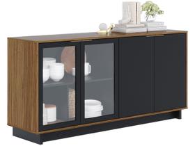 Buffet Aparador com Porta de Vidro 160x83cm Vitória Colibri Buffet Aparador com Porta de Vidro 160x83cm Vitória Colibri