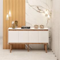 Buffet Aparador Com Portas Retro - Cantinho Do Cafe Branco