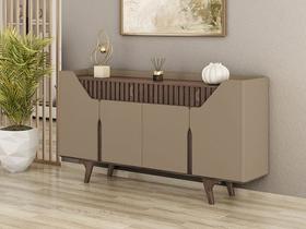 Buffet Aparador Danúbio Fendi/Carvalho - Bechara Móveis