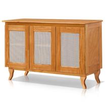 Buffet Aparador De Madeira 3 Portas De Tela Dalton Imbuia Buffet Aparador De Madeira 3 Portas De Tela Dalton Imbuia