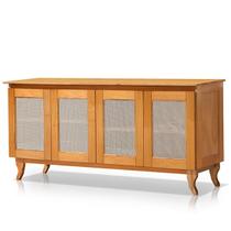 Buffet Aparador de Madeira 4 Portas de Tela Dalton