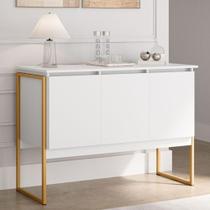 Buffet Aparador de Sala Jantar com Pés Dourado