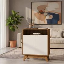 Buffet Aparador Eccos 2 Portas Nature Offwhite Móvel para Sala de Jantar Buffet Aparador Eccos 2 Portas Nature Offwhite Móvel para Sala de Jantar
