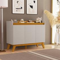 Buffet aparador fazzio 3p star carvalho/off white Buffet aparador fazzio 3p star carvalho/off white