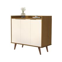 Buffet Aparador JB 4112 Luxo Naturale com Off White - Moveis JB