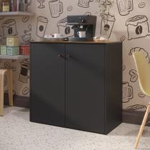 Buffet Aparador Livia Office 2 Portas e Tampo MDF Usinado 76cm Buffet Aparador Livia Office 2 Portas e Tampo MDF Usinado 76cm