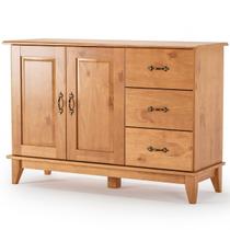 Buffet Aparador Madeira Maciça 2 Portas 3 Gav. 120 cm Bella Carvalho Fosco Buffet Aparador Madeira Maciça 2 Portas 3 Gav. 120 cm Bella Carvalho Fosco