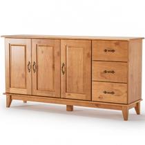 Buffet Aparador Madeira Maciça 3 Portas 3 Gav. 156 cm Bella
