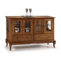 Buffet Aparador Madeira Maciça 4 Portas 2 Gavetas Prateleira Vidro 60510 Linz Móveis - Imbua Glazer Buffet Aparador Madeira Maciça 4 Portas 2 Gavetas Prateleira Vidro 60510 Linz Móveis - Imbua Glazer