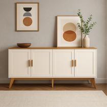Buffet Aparador Organizador Sierra 4 Portas 172cm Edn Buffet Aparador Organizador Sierra 4 Portas 172cm Edn