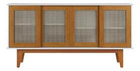 Buffet Aparador para Sala com 4 Portas e Tela