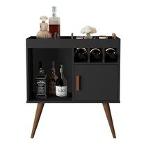 Buffet Aparador Paris Sala Retrô 1 Porta Cantinho Do Café 3 Cores.