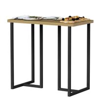 Buffet Aparador Pequeno Compacto Pé de Ferro Industrial Mali 76cm Sala Design Moderno
