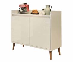 Buffet Aparador Retrô Delux 2 Portas Off White - MoveisAqui