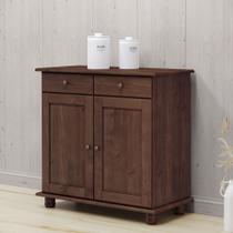 Buffet Aparador Rústico 100% Madeira Maciça 2 Portas 2 Gavetas Linha Rubi