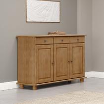 Buffet Aparador Rústico 100% Madeira Maciça 3 Portas 3 Gavetas Linha Rubi