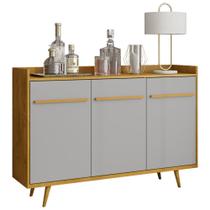 Buffet Aparador Sala de Estar 135cm Nick Naturalle/Off B02 - Mpozenato
