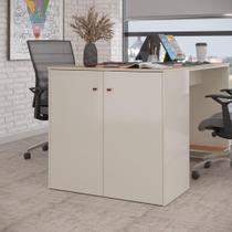 Buffet Aparador Smart Office 2 Portas e Tampo MDF Usinado 76cm Buffet Aparador Smart Office 2 Portas e Tampo MDF Usinado 76cm