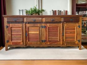 Buffet Arcaz 2m Sala de Jantar Madeira de Demolição