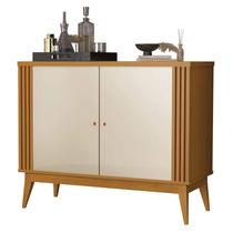 Buffet Argo 90cm Aparador 2 Portas EDN Cor Cedro Off White Buffet Argo 90cm Aparador 2 Portas EDN Cor Cedro Off White