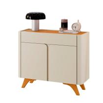 Buffet Aros 2 Portas Pés Madeira Maciça - Mavaular