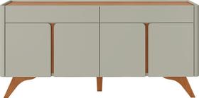 Buffet Aros 4 Portas Pés Madeira Maciça - Mv - Rei de Casa