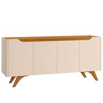 Buffet Atenas 4 Portas Mavaular Cor Off White Naturale