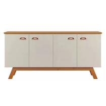 Buffet Atlanta 4 Portas Branco/nature Tebarrot Off White