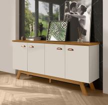 Buffet Atlanta Off White e Nature Tebarrot Buffet Atlanta Off White e Nature Tebarrot