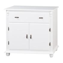 Buffet Balcão de Cozinha de Madeira Antique 100 cm com 2 Portas e 1 Gaveta - 629