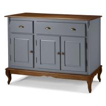 Buffet Balcão de Cozinha de Madeira Hannover 132 cm com 3 Portas e 2 Gavetas - M560803