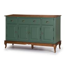 Buffet Balcão de Cozinha de Madeira Hannover 175 cm com 4 Portas e 3 Gavetas - M560805