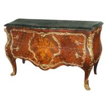 Buffet Balcão Luiz Xv Alto Padrão Bronze Imponente Marmore D