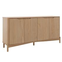 Buffet Balcao Madeira Macica Taeda 4 Portas 167 cm 3312U Festra