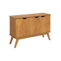 Buffet / Balcão PR 3 Portas Estilo Retrô Cor Cinamomo